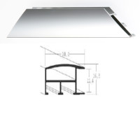 Listwa 82 003 srebrny połysk cena za mb