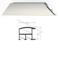 Listwa 82 004 srebrny mat cena za mb