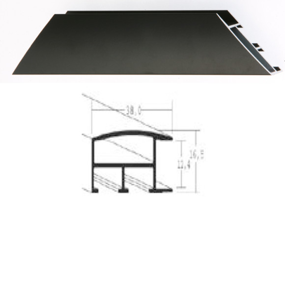 Listwa 82 021 czarny mat cena za mb