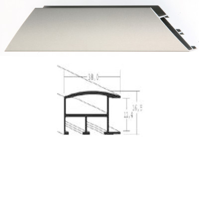 Listwa 82 256 stalowy mat cena za mb