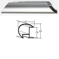 Listwa 85 003 srebrny połysk cena za mb