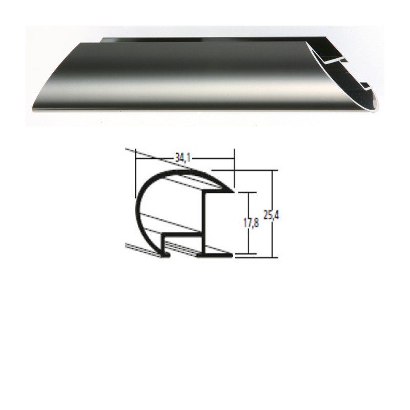 Listwa 85 006 stalowy połysk cena za mb