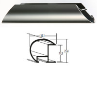 Listwa 85 006 stalowy połysk cena za mb