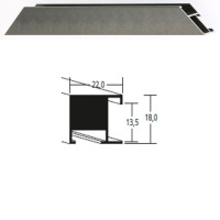 Listwa 97 154 szary szczotkowany cena za mb
