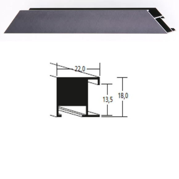 Listwa 97 168 kobalt szczotkowany cena za mb