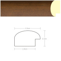 Listwa 970013 mahoń 35mm, cena za mb