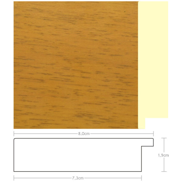 Listwa 970031 jasny brąz 80mm, cena za mb