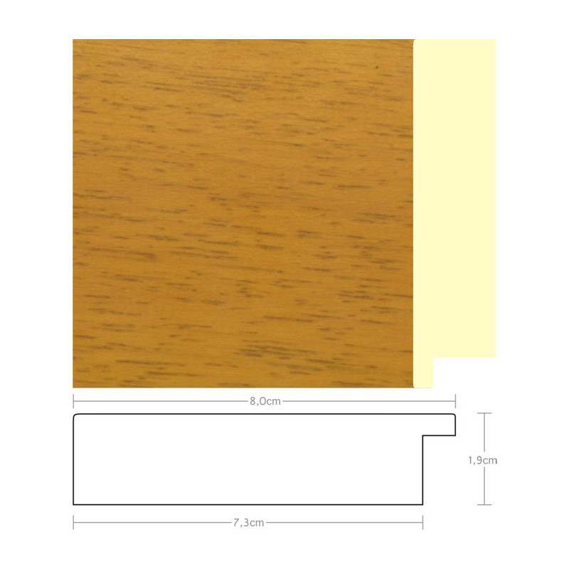 Listwa 970031 jasny brąz 80mm, cena za mb