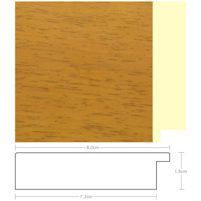 Listwa 970031 jasny brąz 80mm, cena za mb