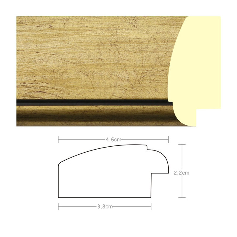 Listwa 970053 złoty 46mm, cena za mb