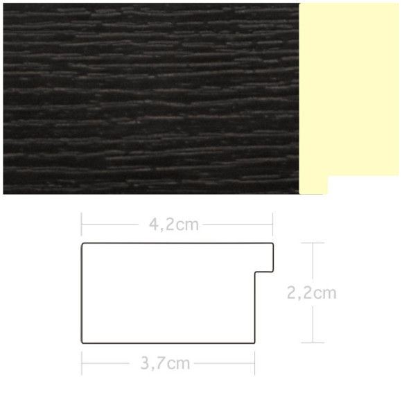 Listwa 970060 czarny 42mm, cena za mb