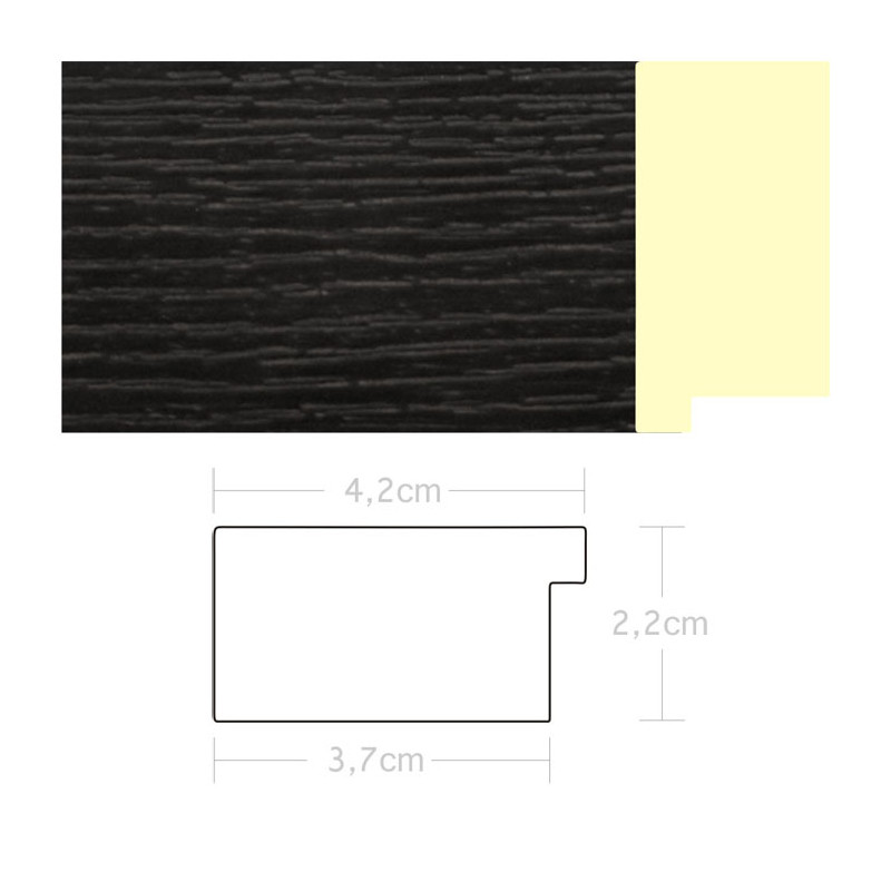 Listwa 970060 czarny 42mm, cena za mb