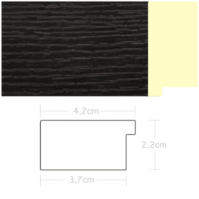 Listwa 970060 czarny 42mm, cena za mb