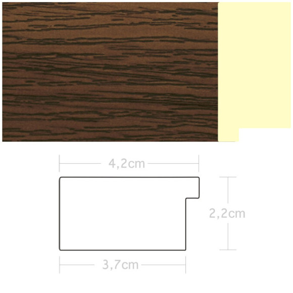 Listwa 970061 wenge 42mm, cena za mb