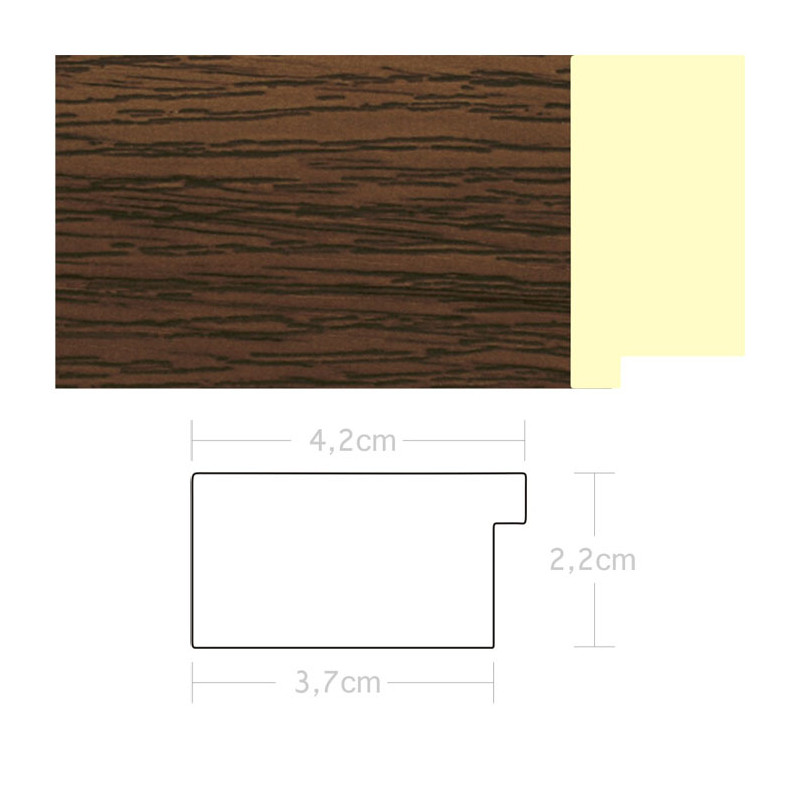 Listwa 970061 wenge 42mm, cena za mb