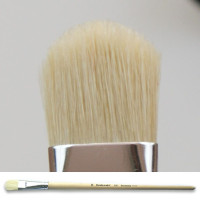 Pędzel koci język, biała szczecina 118