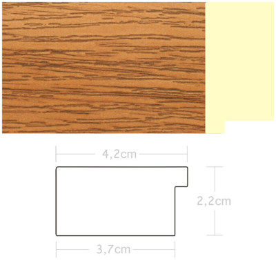 Listwa 970063 dąb 42mm, cena za mb