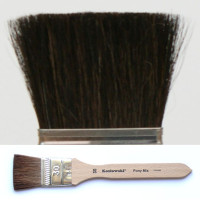 Pędzel płaski, mieszanka włosia pony 2105
