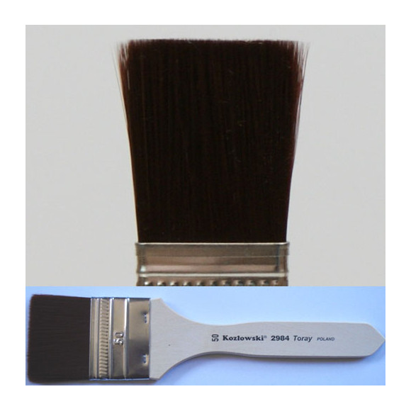 Pędzel płaski, nylon Toray 2984
