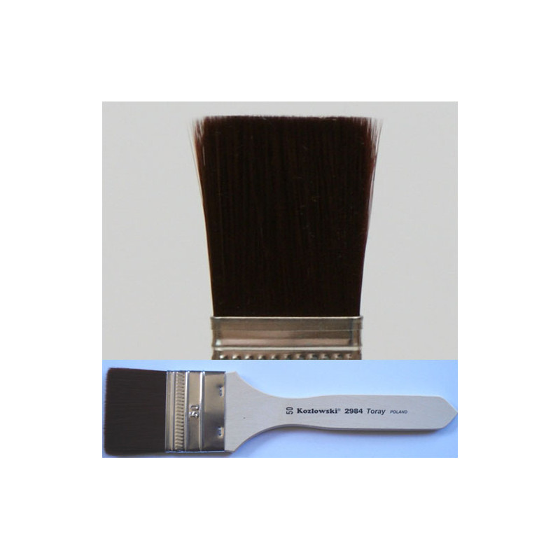 Pędzel płaski, nylon Toray 2984