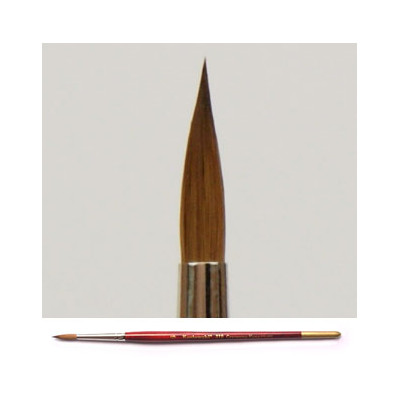 Pędzel stożkowy, czyste włosie czerwonej kuny 310