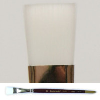 Pędzel płaski, biały Toray 31417