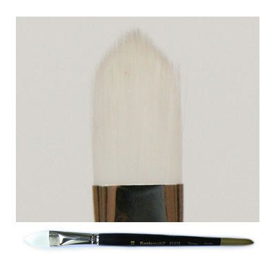 Pędzel koci język, biały Toray 31419