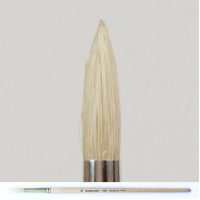 Pędzel sztalugowy, okrągły, biała szczecina 7102