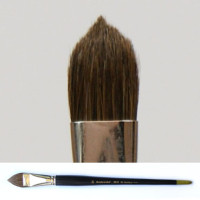 Pędzel koci język, jasne włosie bydlęce 8318