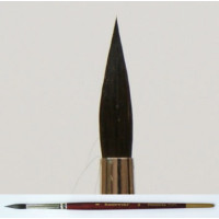 Pędzel stożkowy, czyste włosie wiewiórki 9