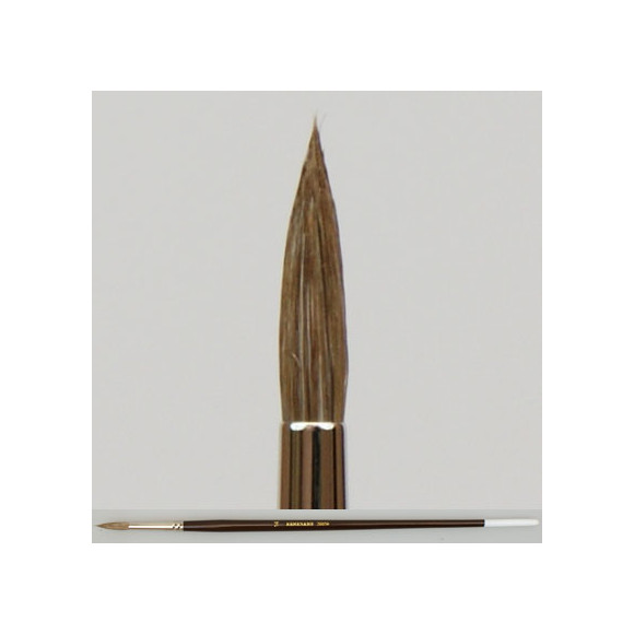 Pędzel okrągły, włosie bydlęce 3005R