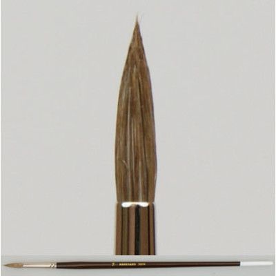 Pędzel okrągły, włosie bydlęce 3005R