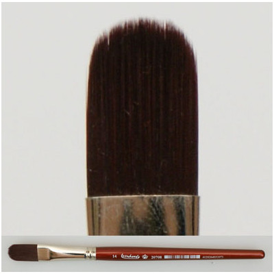 Pędzel kocie język, włosie syntetyczne 20708