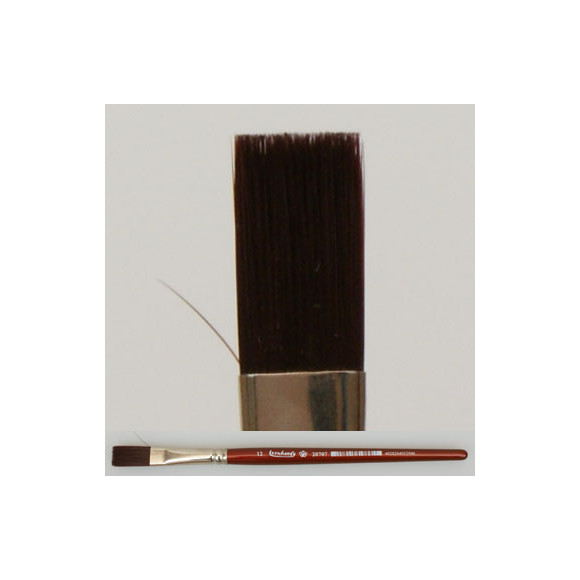 Pędzel płaski, włosie syntetyczne 20707
