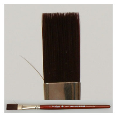 Pędzel płaski, włosie syntetyczne 20707