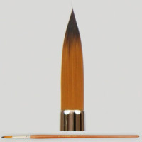 Pędzel okrągły, włosie nylonowe 1001R