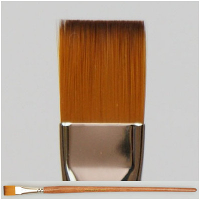 Pędzel płaski, włosie nylonowe 1001F