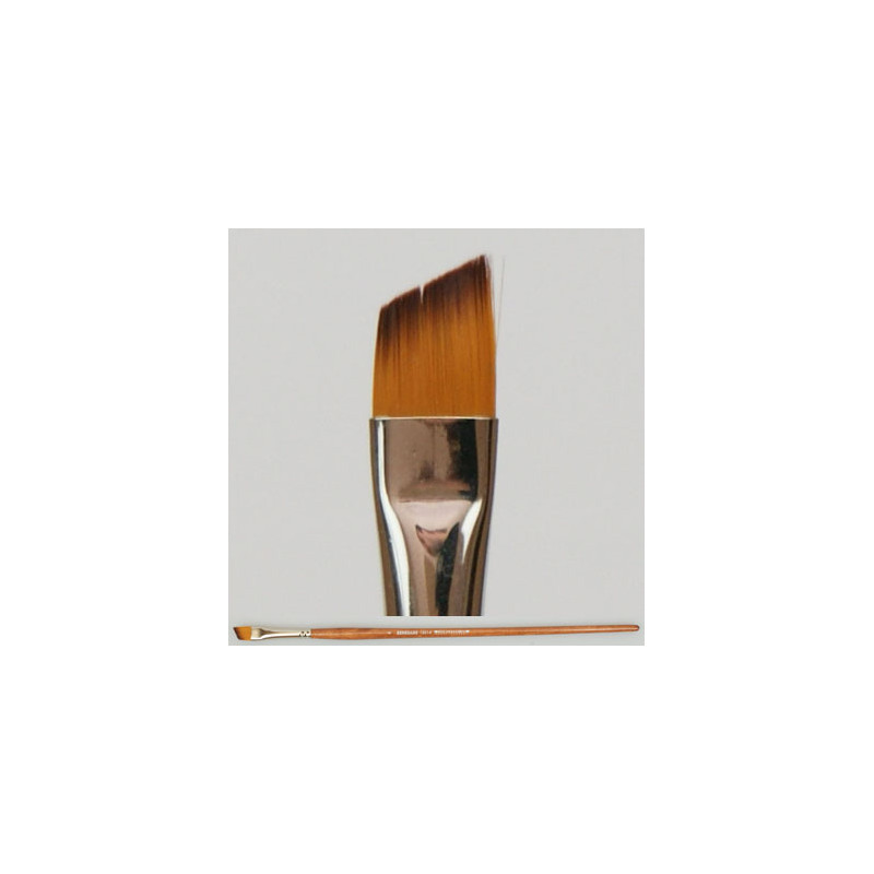 Pędzel płaski skośny, włosie nylonowe 1001A