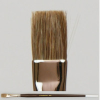 Pędzel płaski, włosie bydlęce 3005F