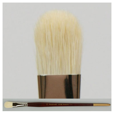 Pędzel koci język, biała szczecina 111118