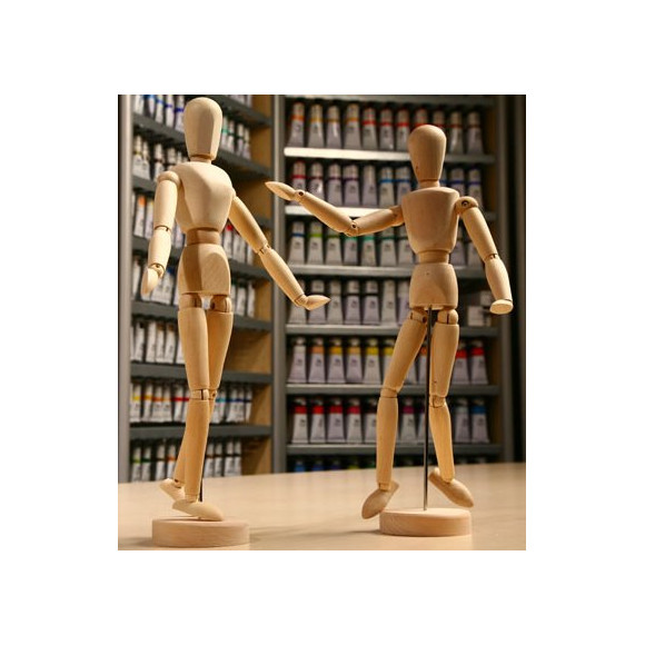 Manekin drewniany