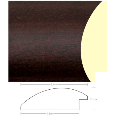 Listwa 970090 hebanowy 64mm, cena za mb