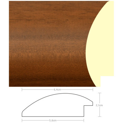 Listwa 970091 brąz 64mm, cena za mb