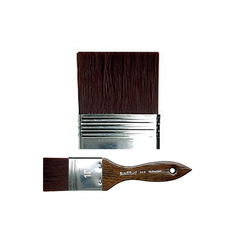 Pędzel płaski, włosie nylonowe 902