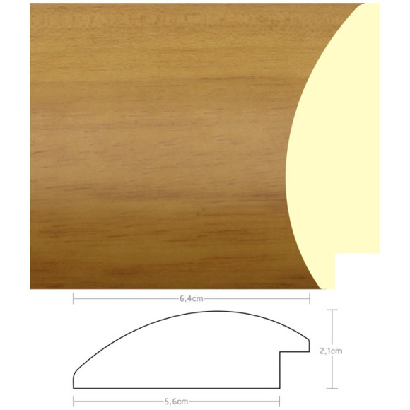 Listwa 970092 jasny brąz 64mm, cena za mb