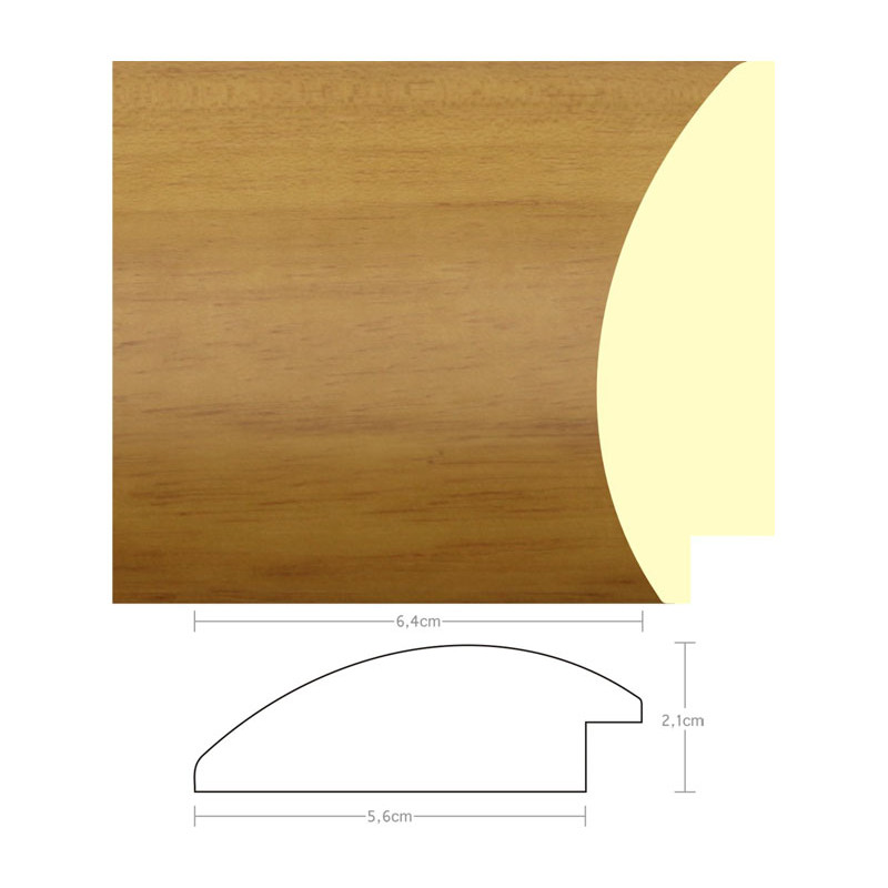 Listwa 970092 jasny brąz 64mm, cena za mb