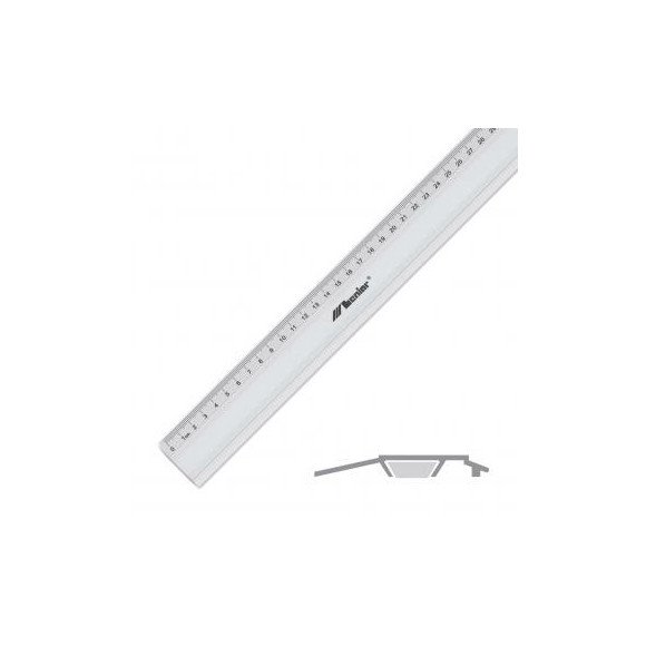 Linijka biurowa aluminiowa