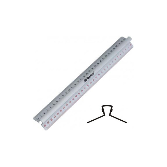Linijka aluminiowa z uchwytem