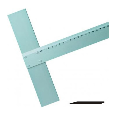 Linijka aluminiowa z ogranicznikiem