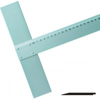 Linijka aluminiowa z ogranicznikiem